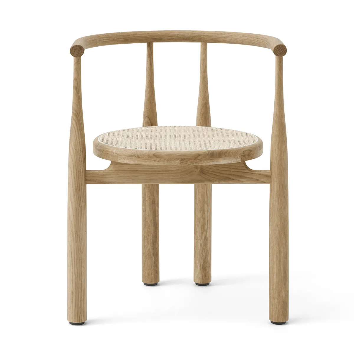 New Works, Spisebordsstol Bukowski Rattan Eg med armlæn