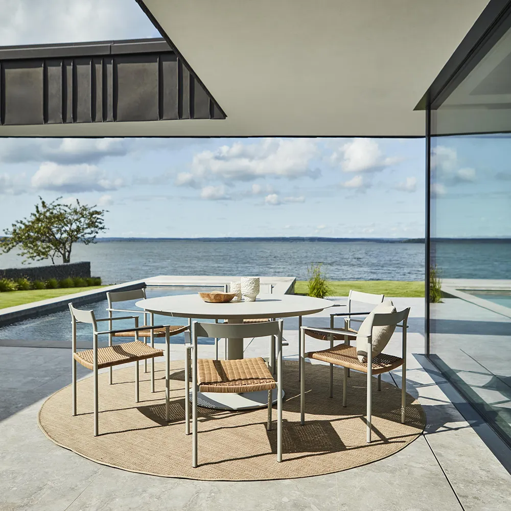 Peace Spisebord Ø150 cm Lysgrå