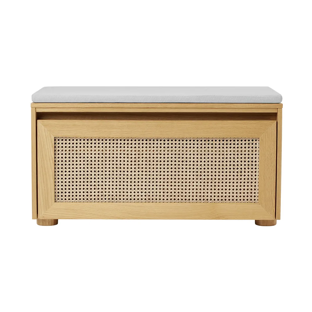 Opbevaringsbænk Hideaway Cane – Sterling