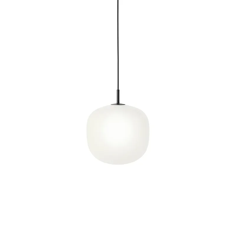 Rime Pendel Ø25 White/Black - Muuto - Spisestue - Glas