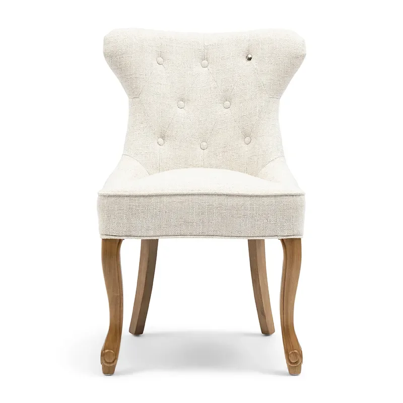 Riviera Maison, George spisestol rich tweed antique white