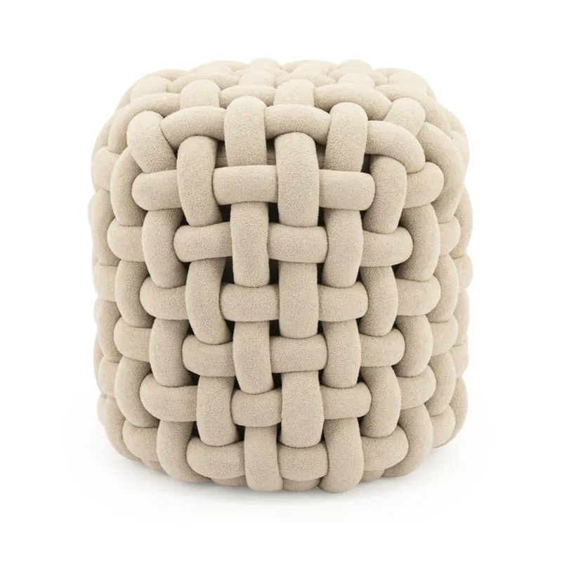 By-Boo, Poofie - beige 44x44x44 cm