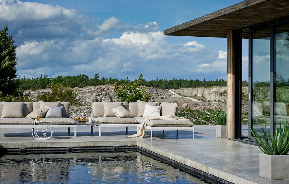 Bönan Sofabordunderstel 105X105 Mørkegrå