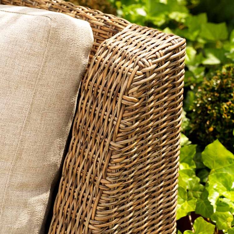 Sandkorn Lænestol Natur Polyrattan Brafab