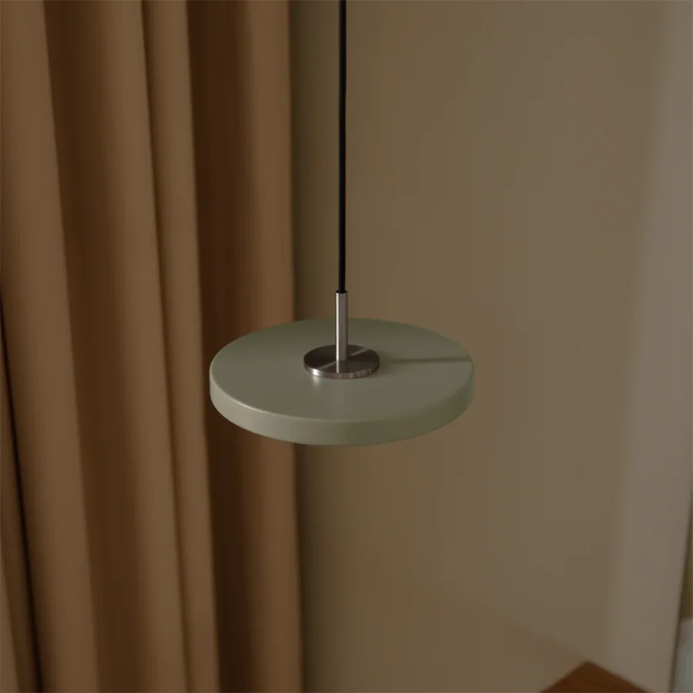 Asteria Micro Loftlampe Ø15 cm Nuance Olive/Stål