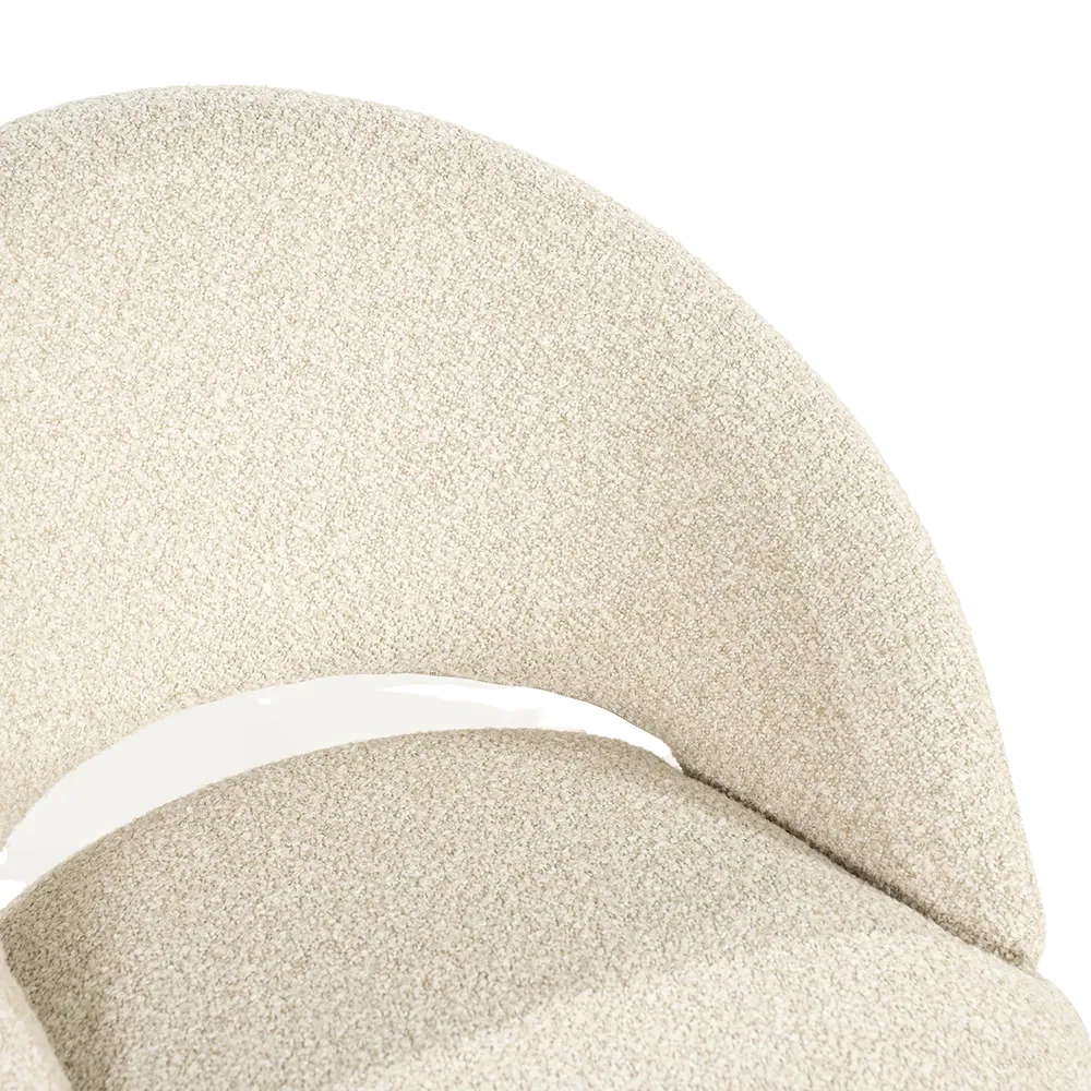 Spisebordsstol Nido Beige med armlæn