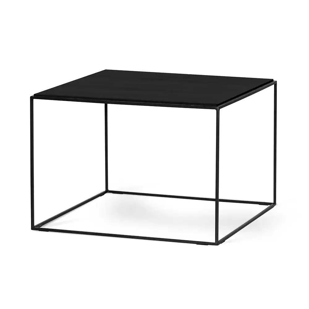 Lime sofabord 70x70 cm svart