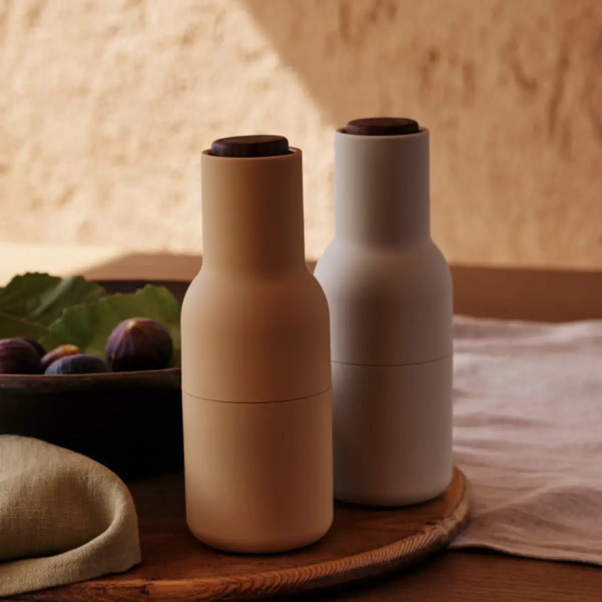 Bottle Grinder 2-pak Stor - Byg / Valnød
