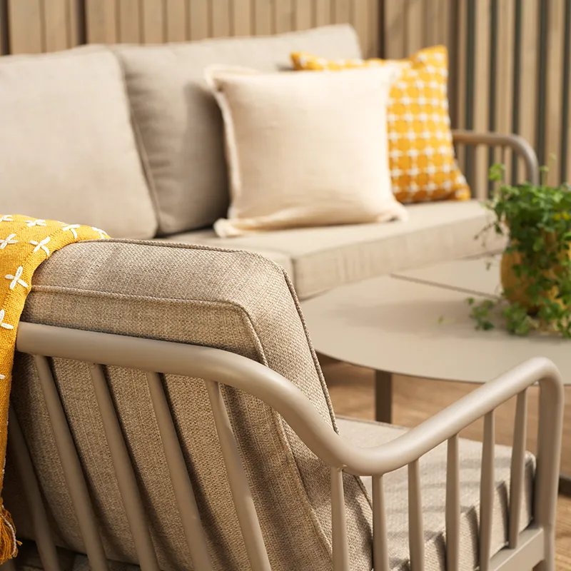 Coleville lænestol Khaki/Burlap Beige