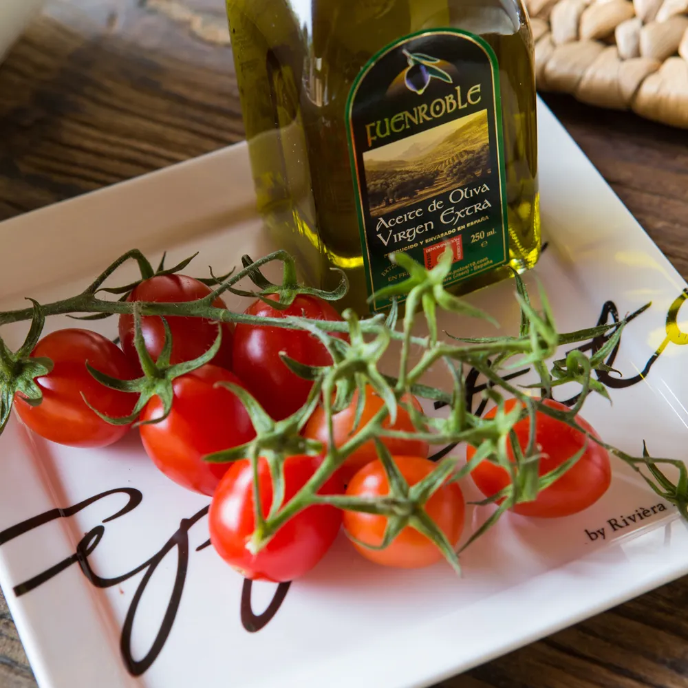 Buon Appetito firkantet tallerken 18 x 18 cm