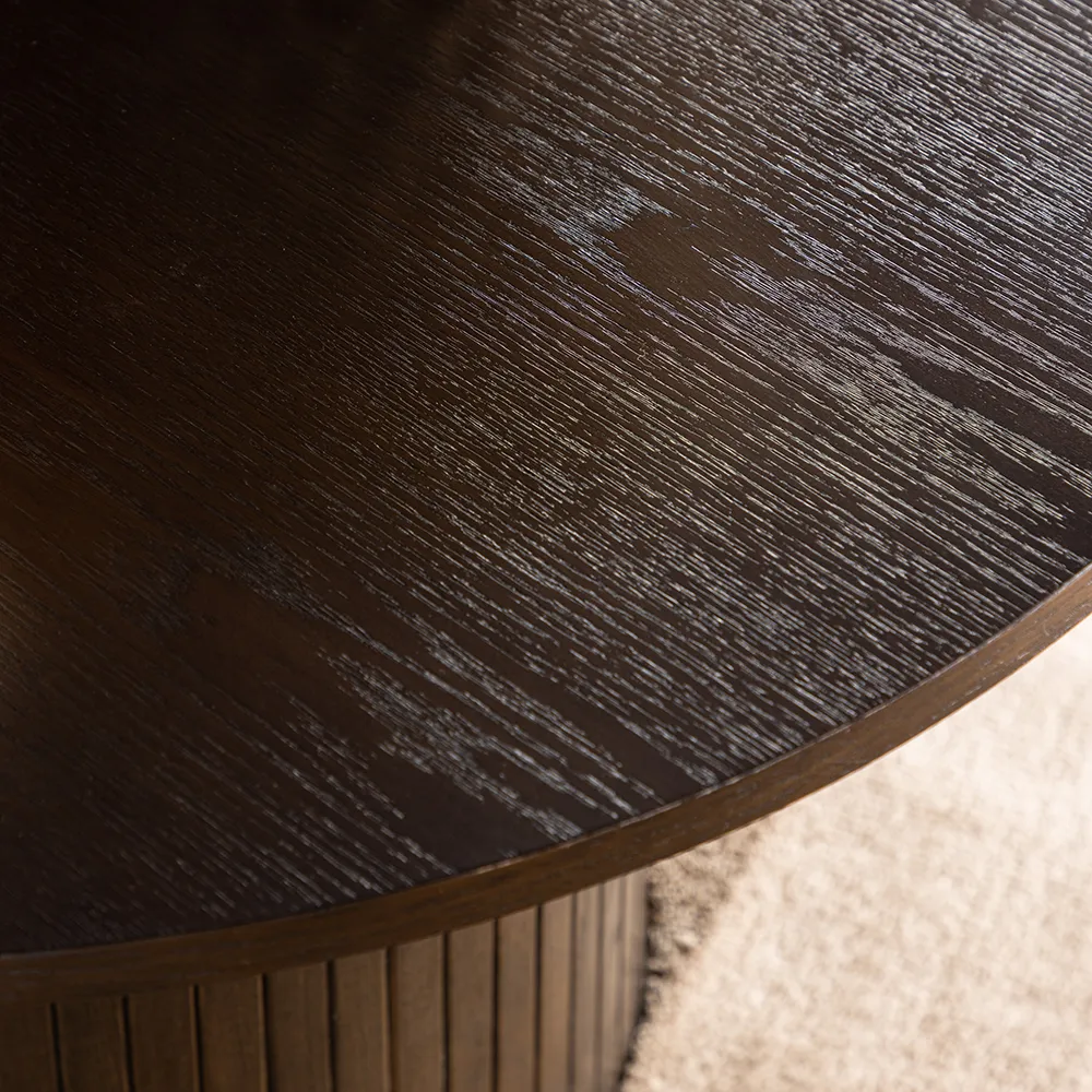 Bianca Sofabord Ø80 Mocca