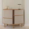 Audacious Highboard Skab Eg/White Sands