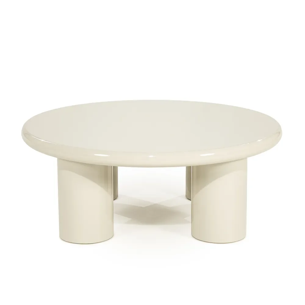 Bloop soffbord 80 cm beige