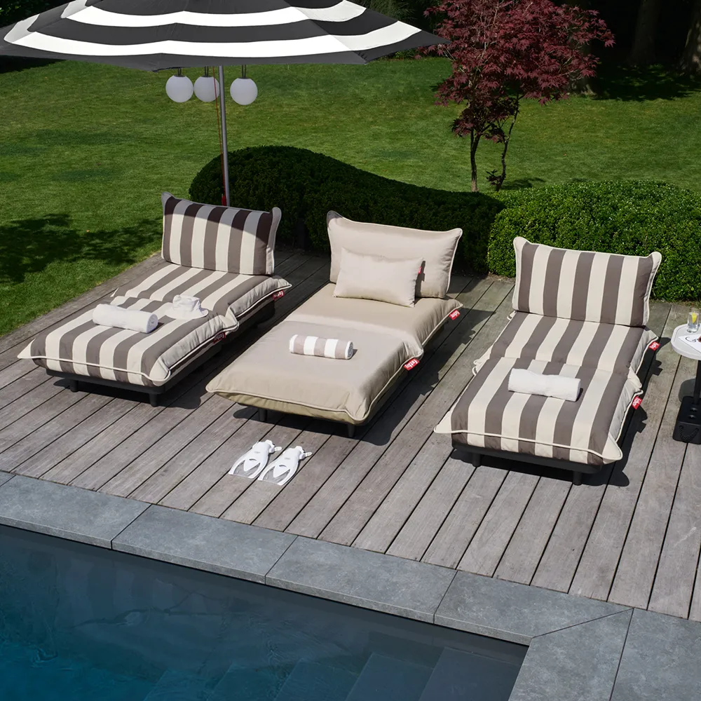 Paletti Hocker Stripe Cacao