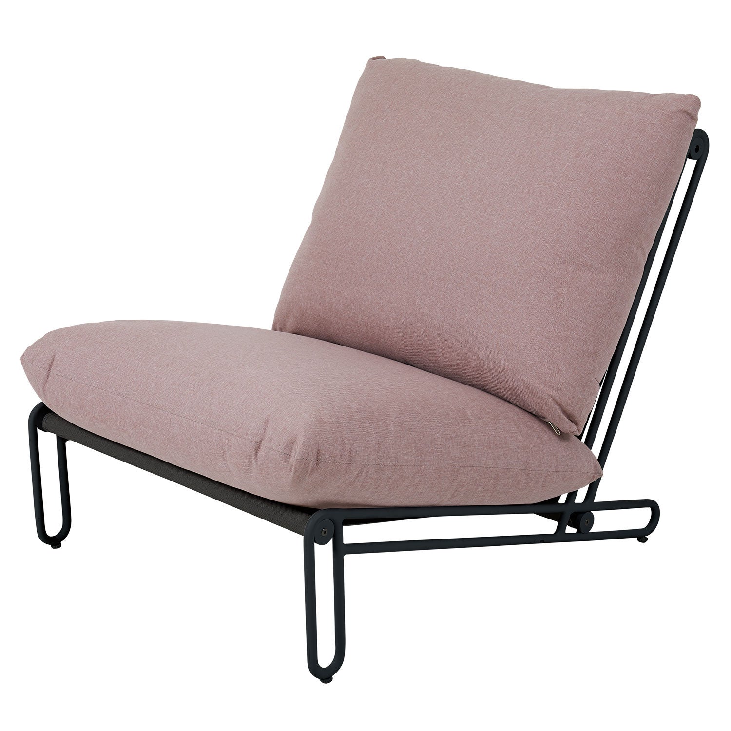 Brafab, Blixt Lænestol Sort/Dusty Pink Brafab
