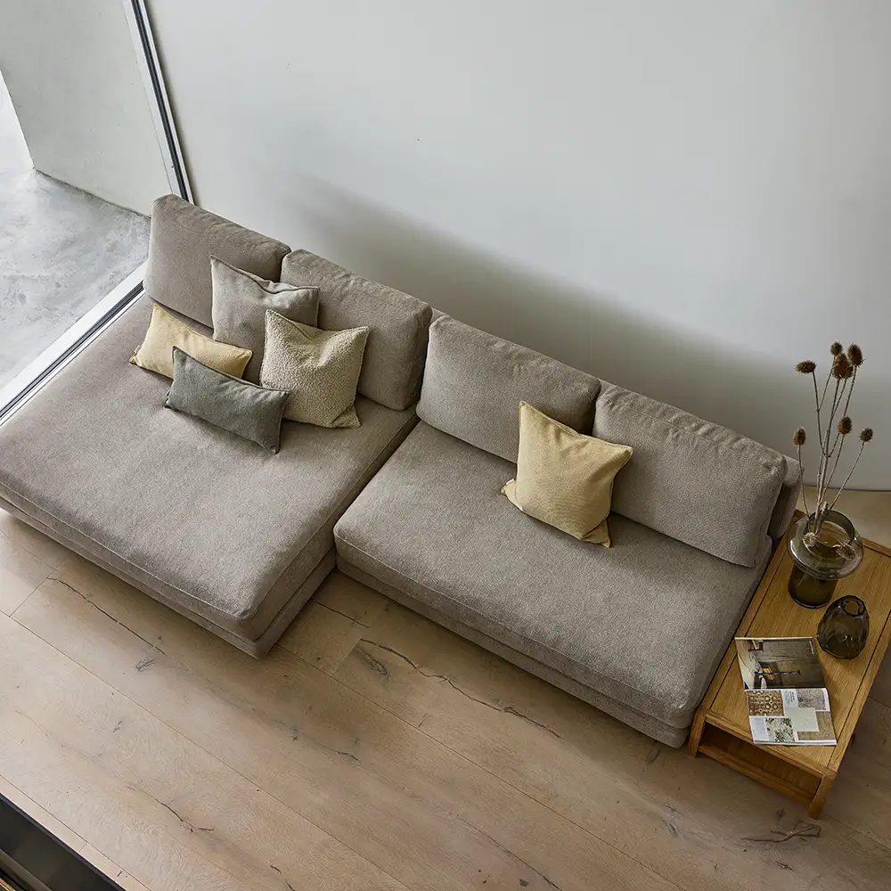 Essence dekorativ pude 50x50 cm Lys brun