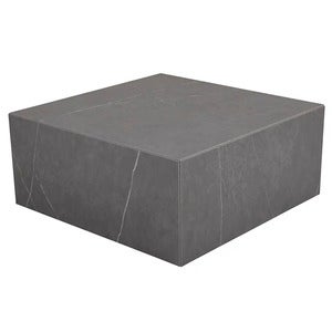 Zten Sofabord 80x80 Gråt Marmorlook Brafab