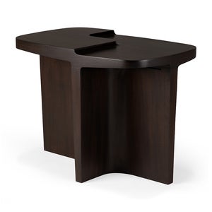 Brutalist Sidebord mahogni