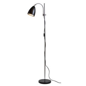 Sway gulvlampe Sort / Krom