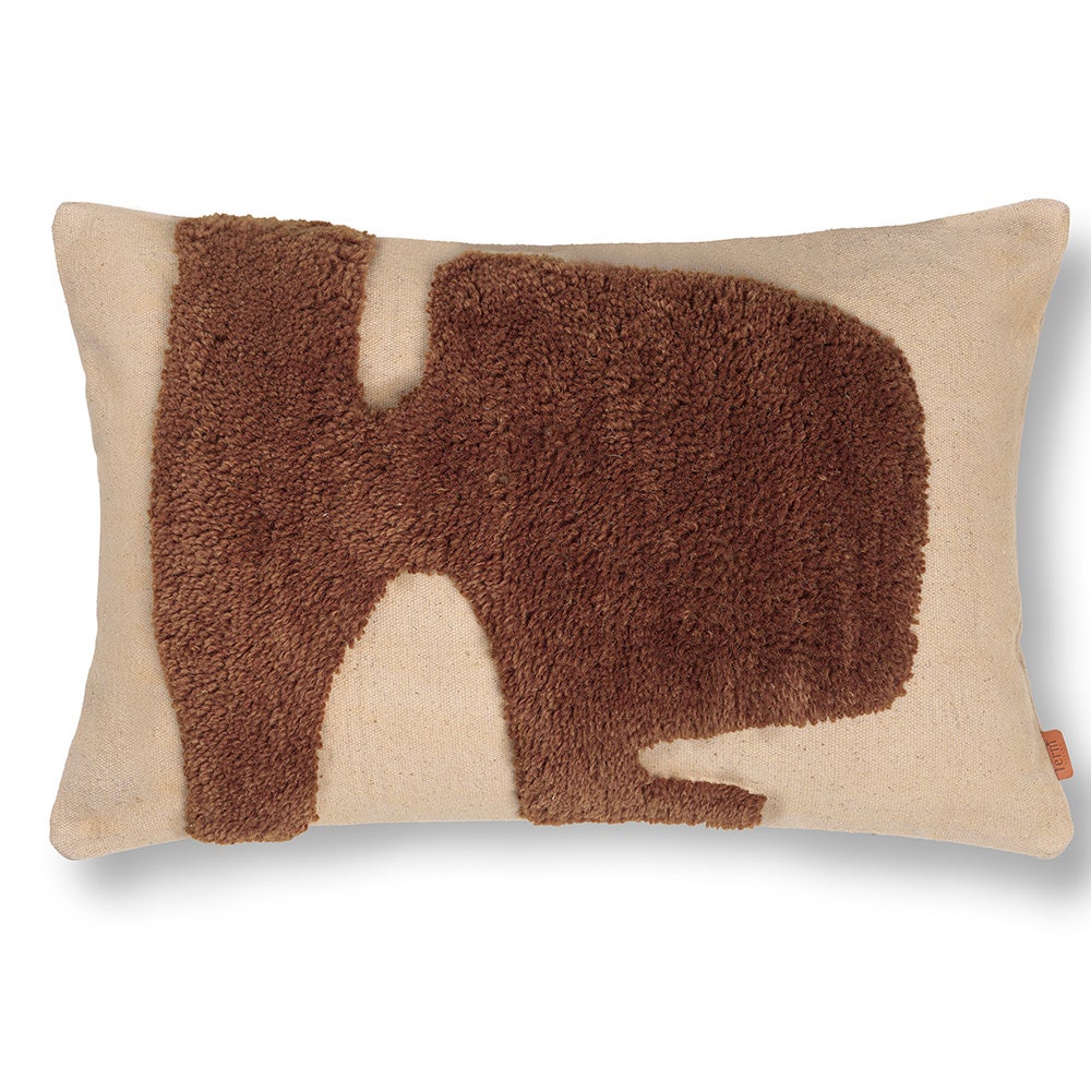 Ferm Living Lay rektangulær pude 40x60 cm Sand/Sugar Kelp