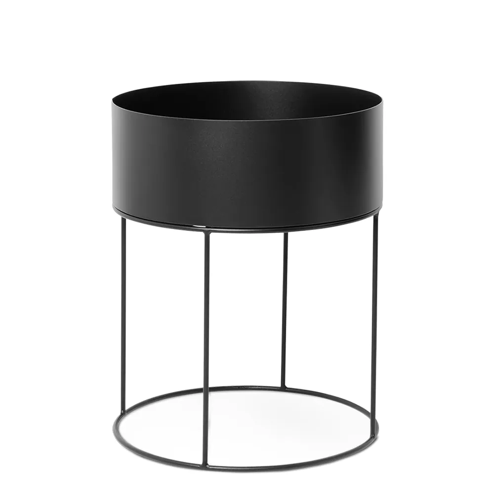 Ferm Living Ferm Living plant box rund sort