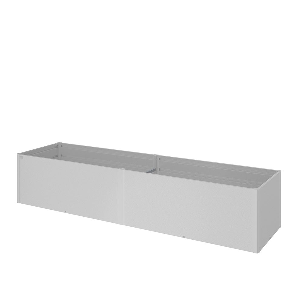 Biohort, Plantebed 4x1 metallisk sølv