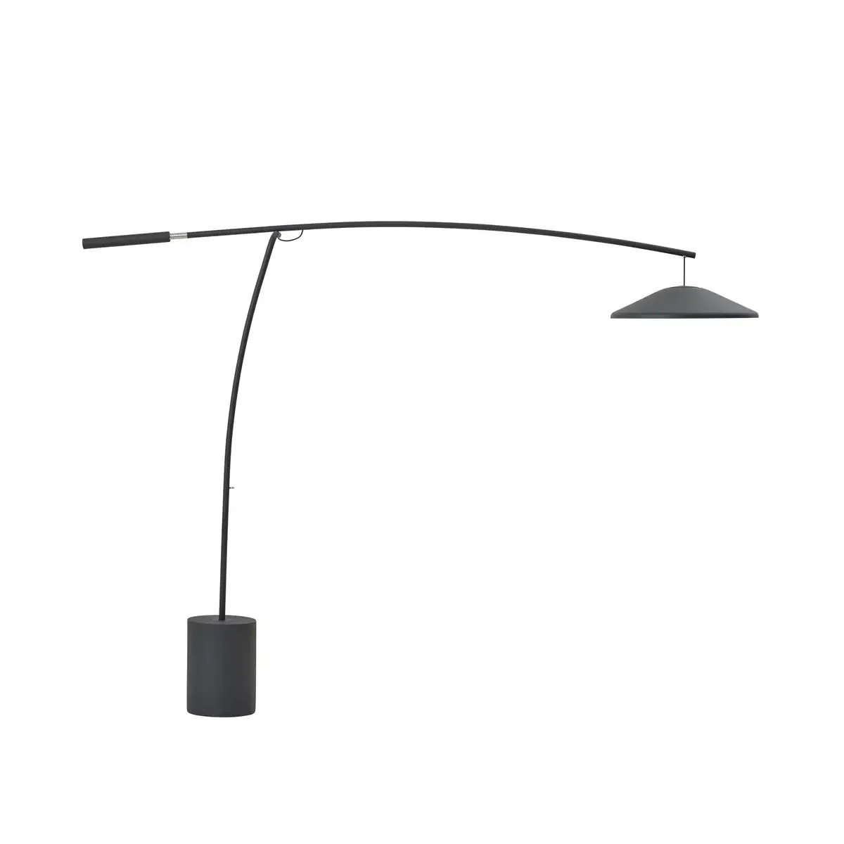 Contra-gulvlampe – Sort