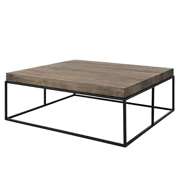 Artwood, Sofabord Carlisle 100x100 cm Silver Back Artwood