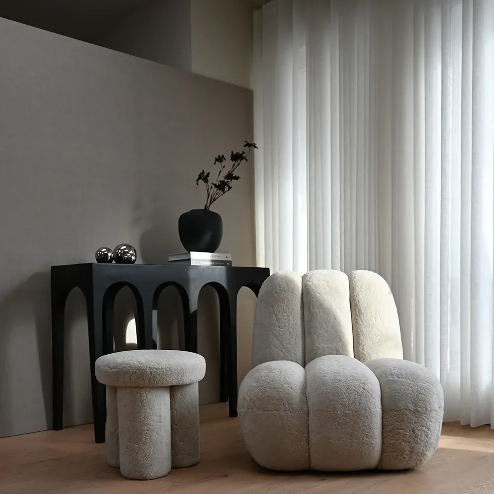 Toe Lænestol - Fåreskind