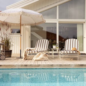 Arts solseng Soft White / Yellow Stripes