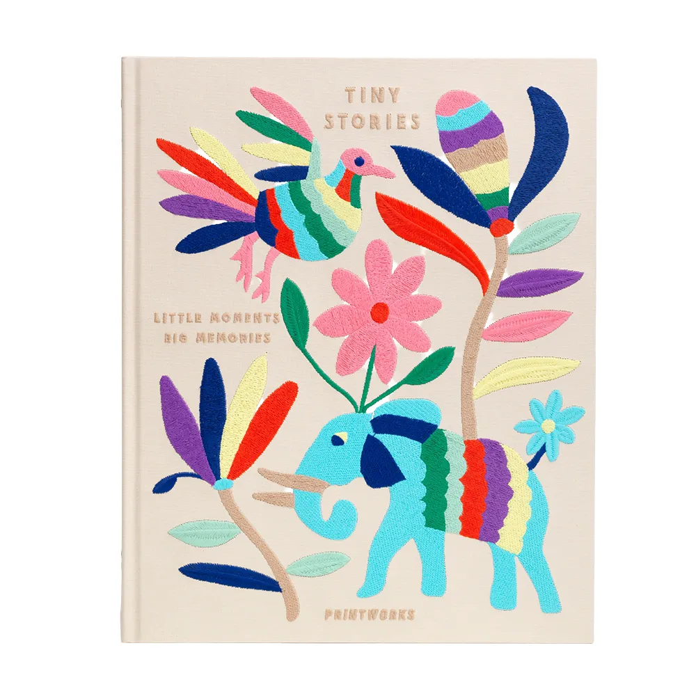 Printworks, Embroidered Photo Album - Tiny Stories
