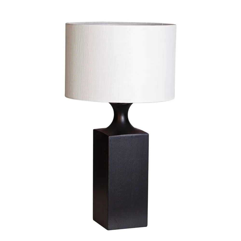 by Rydéns, Woody bordlampe H: 56cm sort/hvid