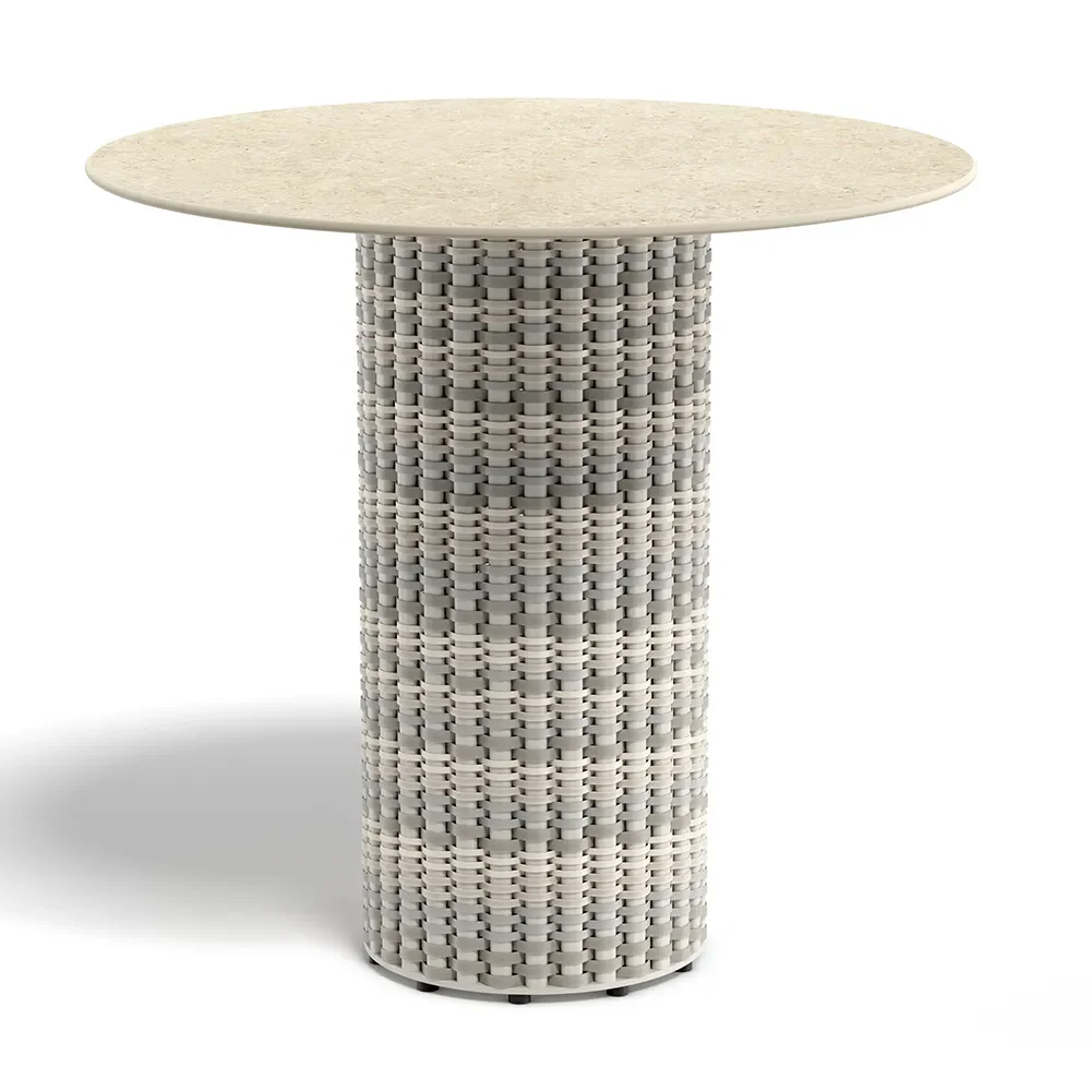 Dedon, MYMI bistro bord, Ø 80 cm, keramisk bordplade DLN lipari 0304 myvera 0250