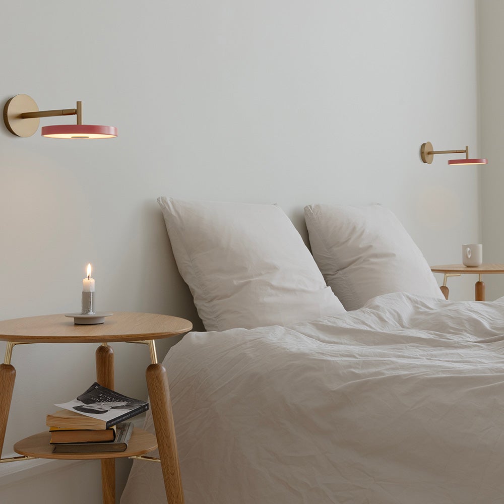 Asteria Wall Short Væglampe Ø15 cm Nuance Rose