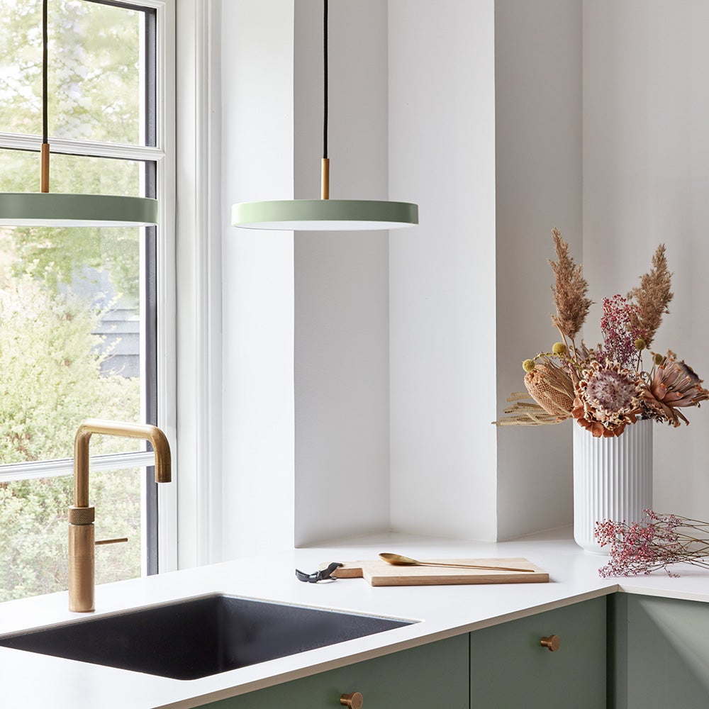 Asteria Mini pendellampe Ø31 cm Nuance Olive