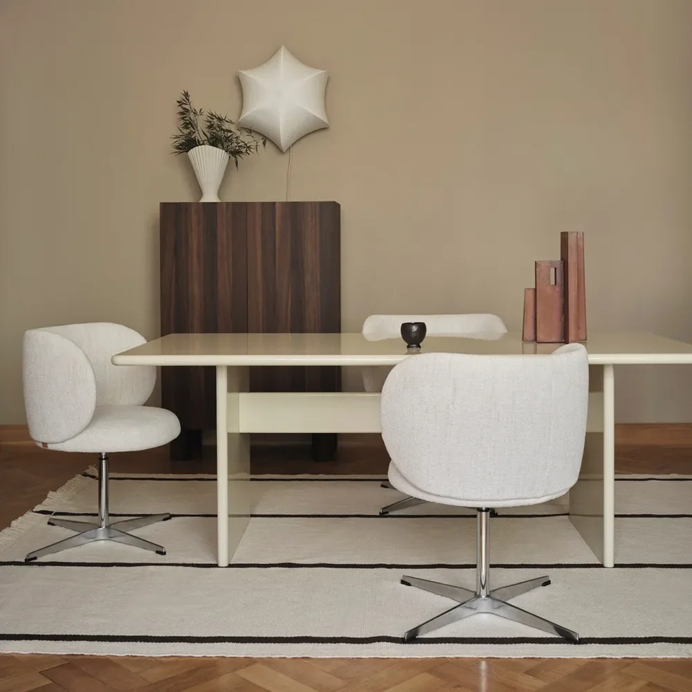 Rink Spisebord 240x90 cm - Eggshell