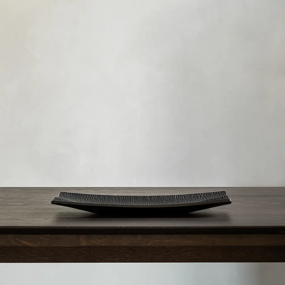 Japan bakke sortlakeret mahogni