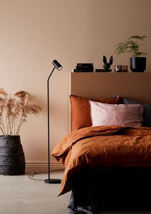 Tyson gulvlampe Sort tekstur Gu10