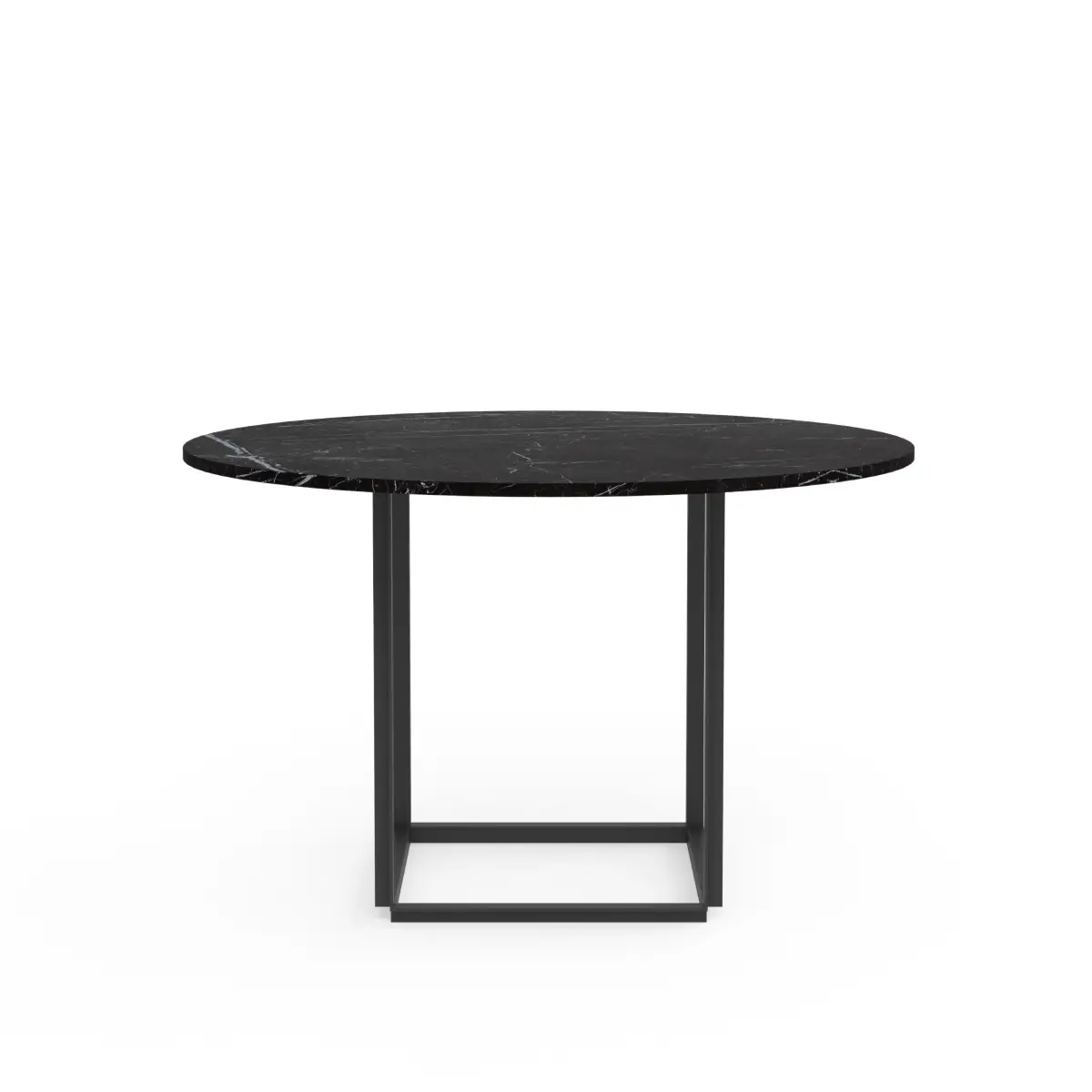 Florence Bordplade Ø145cm Sort Marquina Marmor