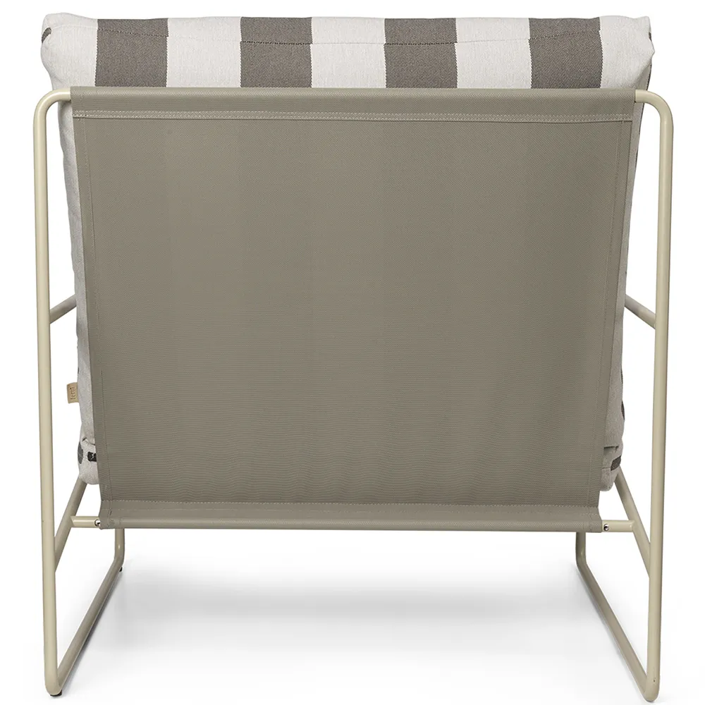 Desert Lænestol Stripe Cashmere/Chocolate