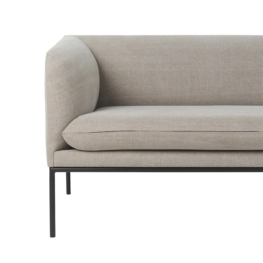 Sofa 2-Sæders Turn Cotton Linen Natural