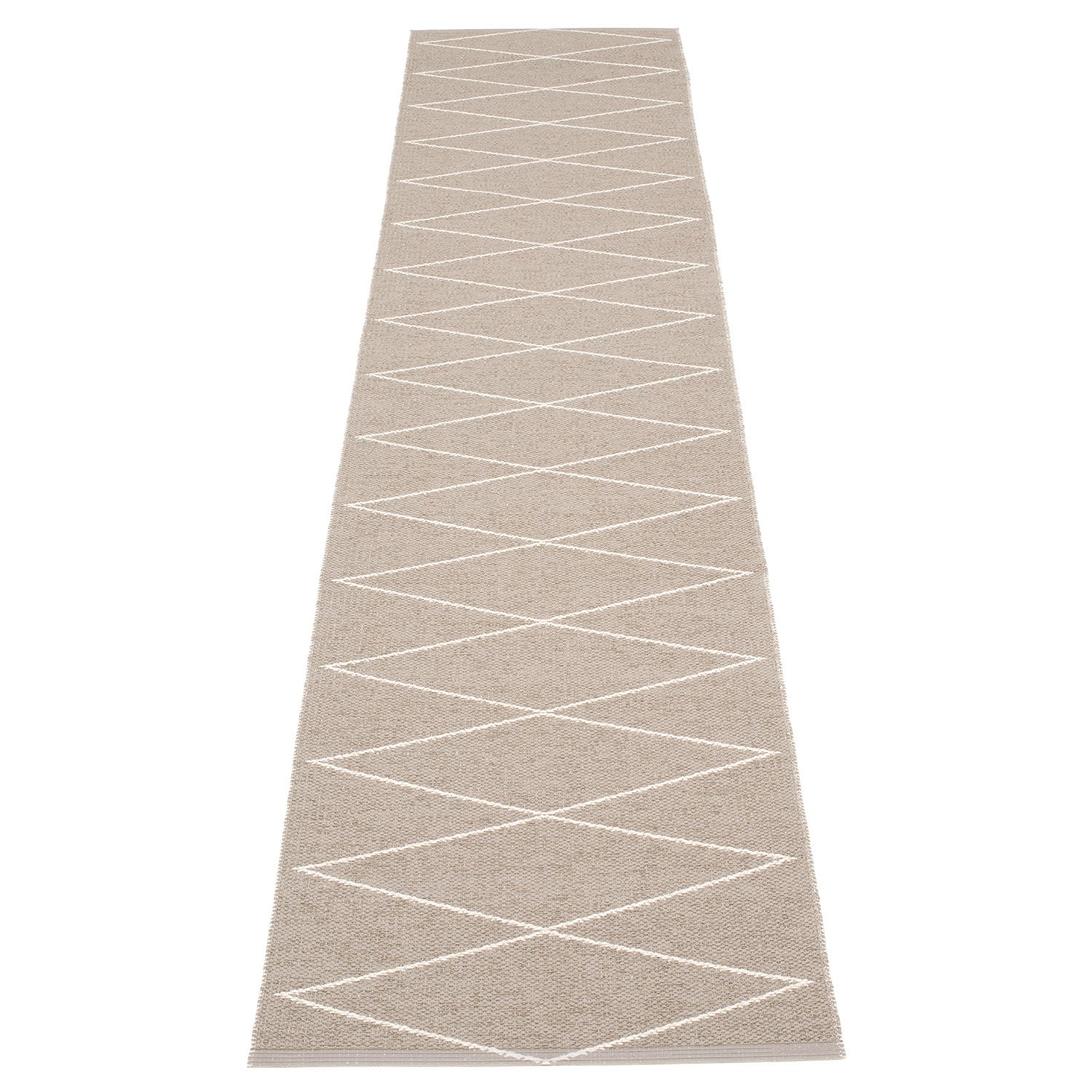 Pappelina, Max tæppe 70x320 cm mud / vanilla