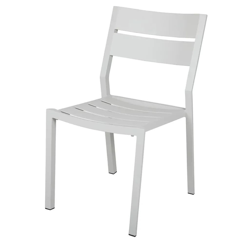 Delia stabelstol light grey - Havestole - Brafab - Enggården Havemøbler