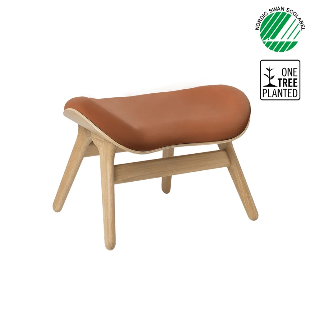 A Conversation Piece Ottoman Fodskammel Oak/Dunes Rust