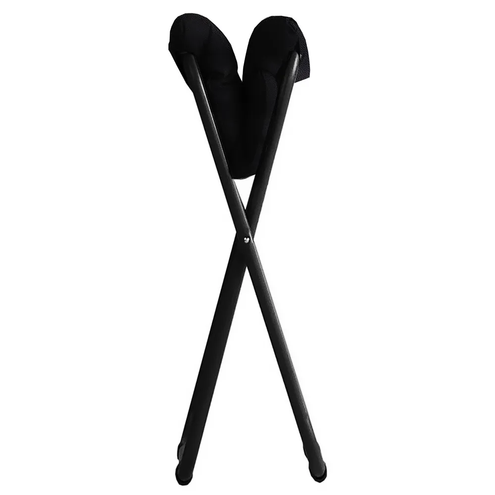 Chico fodskammel black leather