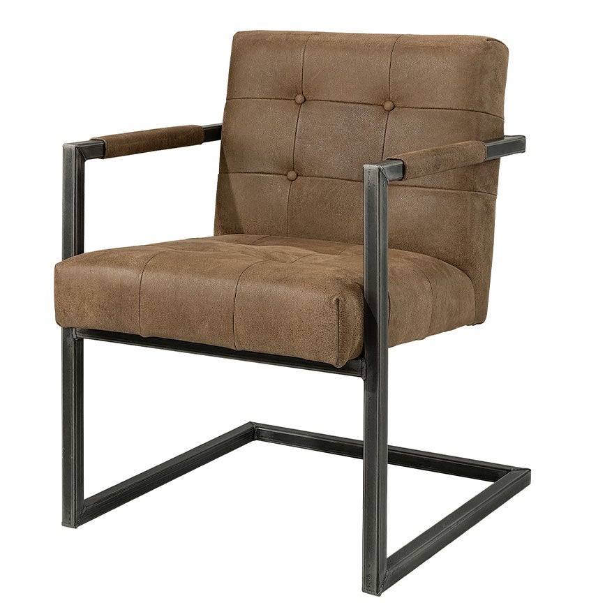 Jed Stol/Karmstol Nubuck Brown Artwood