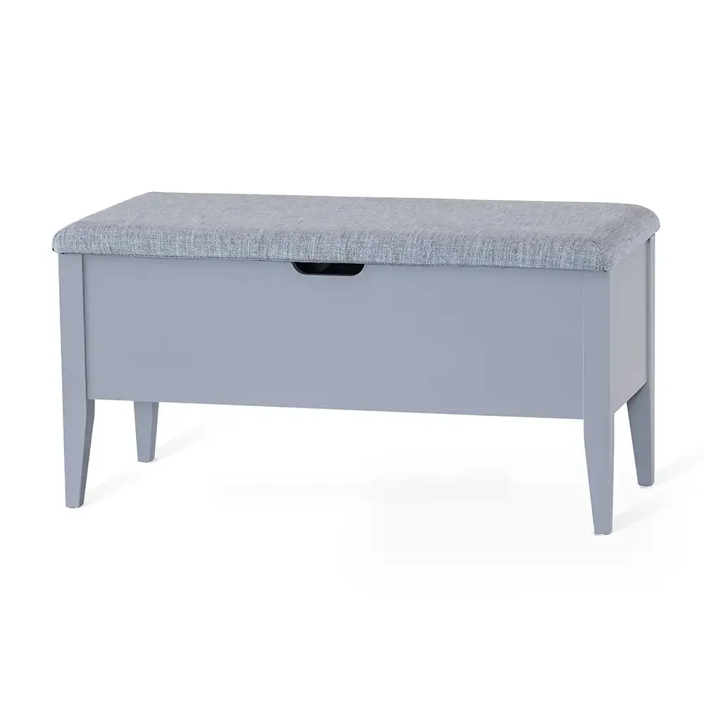 Torkelson, Klinte bænk 90 cm grå med gråt stof