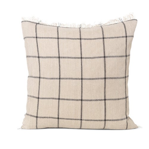 Calm Pudebetræk 50x50- Camel / Black Ferm Living