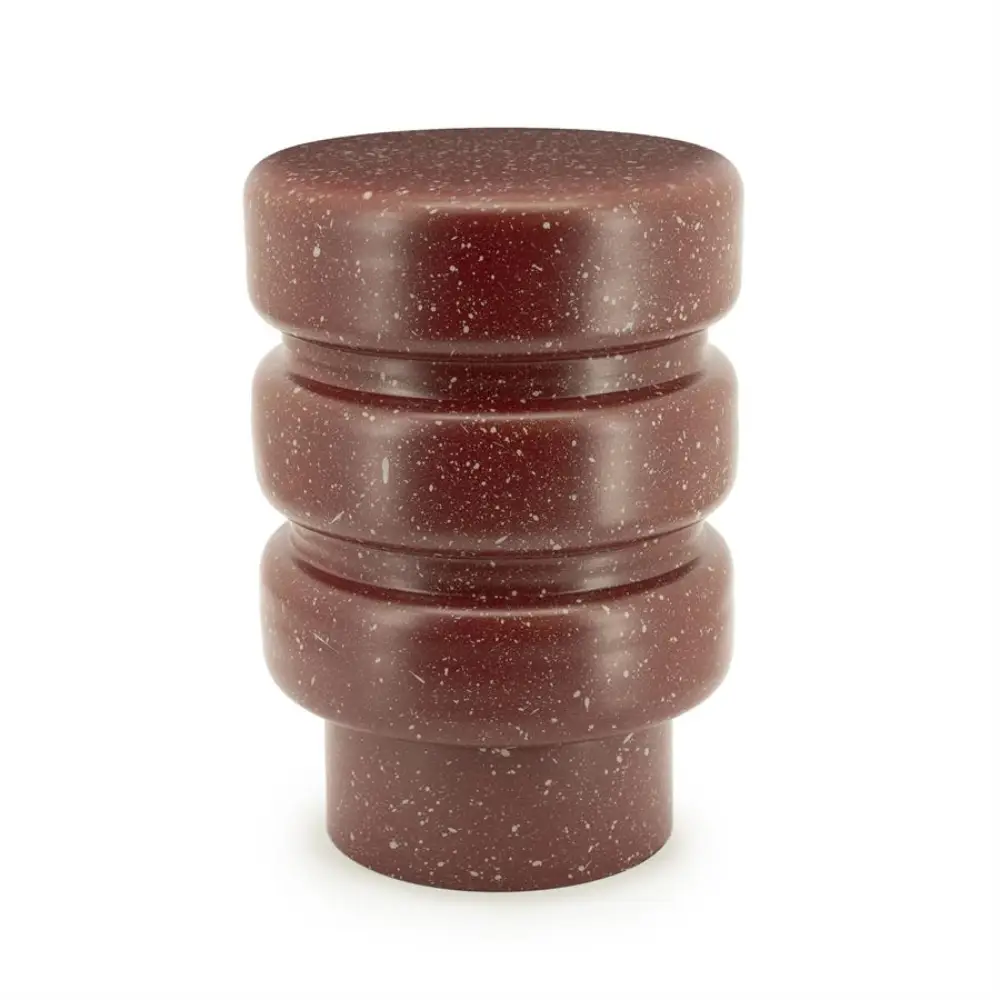 Spatter sidebord- burgundy 30x30x43 cm