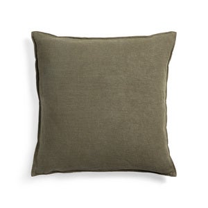 Lin Pudebetræk Olive 50x50 cm